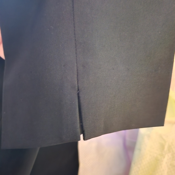 Jenne Maag Black Tapered Leg w/ Slits at the Hem Sides Dress Pants Size P (XXS) - Picture 4 of 8